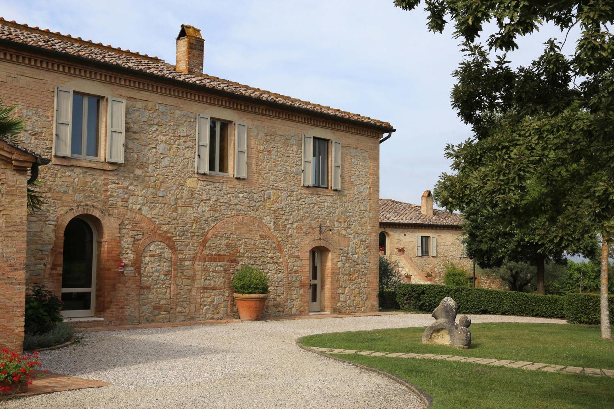 Willa Casali Di Bibbiano Buonconvento Zewnętrze zdjęcie